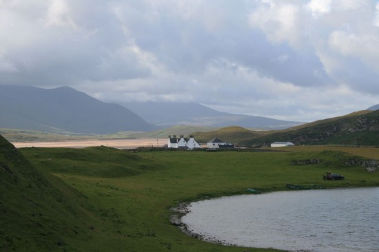 where the loch meets the sea at Wrath