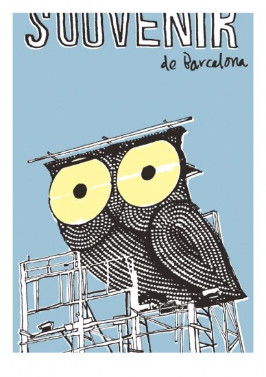 souvenir barcelona uhu uhu