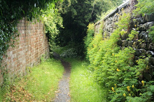 Tatie Pot Lonning at Burgh by Sands  - a ‘tatie pot’ is a tradition Cumbrian dish – a sort of meat pie.